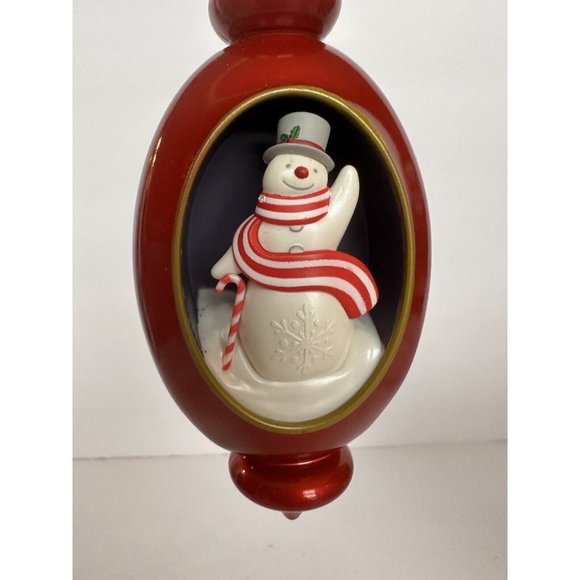 2022 Hallmark Ornamen  Top Hat Snowman Limited Edition VIP Keepsake, New - Picture 8 of 9